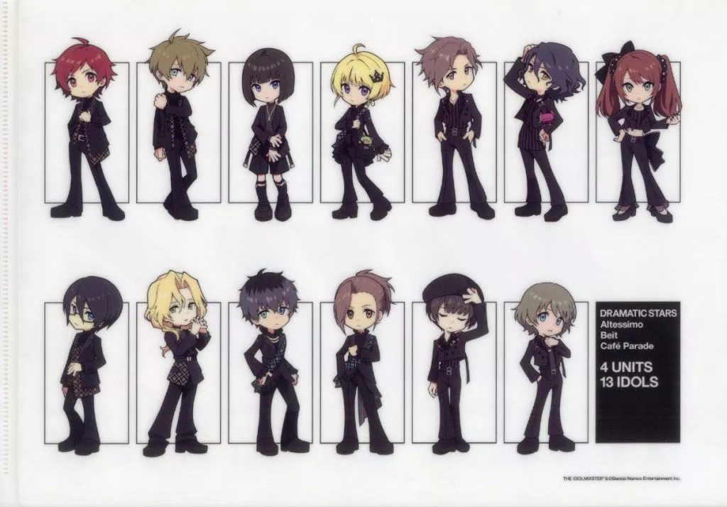 集合(デフォルメ) A4クリアファイル 「アイドルマスター SideM×FiFS イラスト展 スリー・ワン・ファイヴ VOL.2」