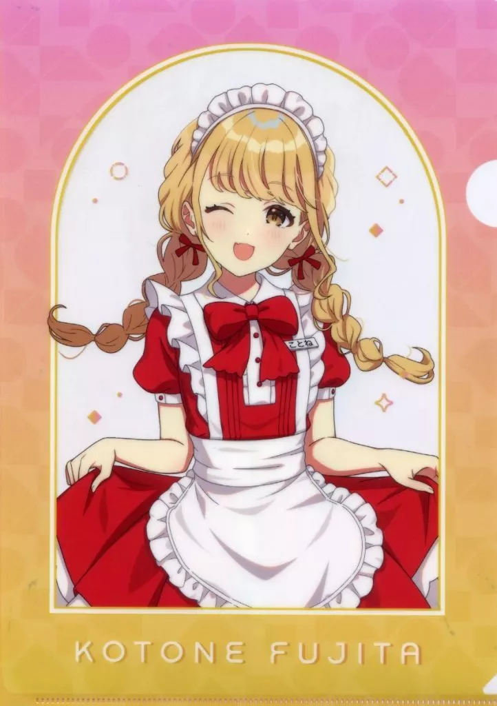 藤田ことね A4クリアファイル 「学園アイドルマスター×SWEETS PARADISE 第2弾」