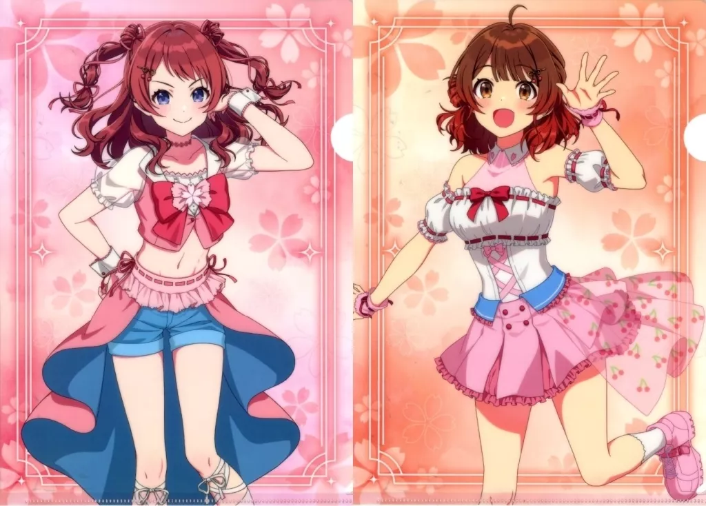 花海咲季＆花海佑芽 A4クリアファイルセット 「学園アイドルマスター×HMV POP UP SHOP」