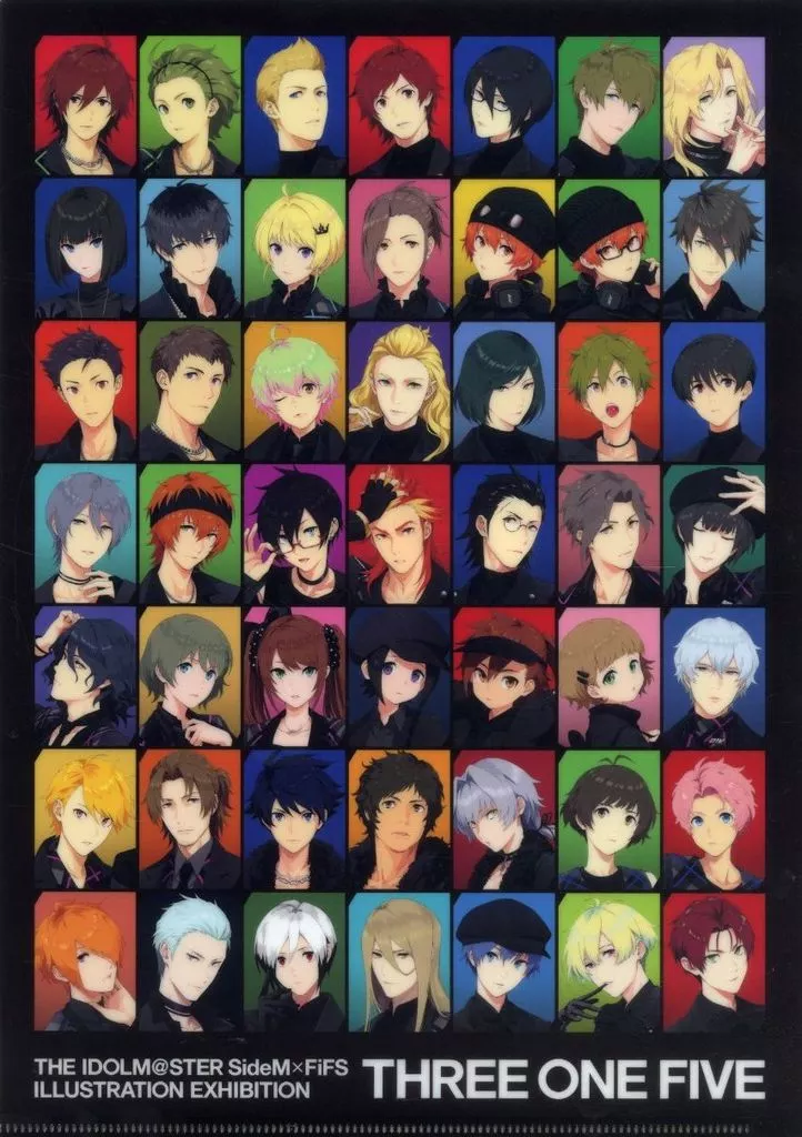 キービジュアル A4クリアファイル -Limited Black- 「アイドルマスター SideM×FiFS イラスト展 スリー・ワン・ファイヴ VOL.5」 グッズ付きチケット特典