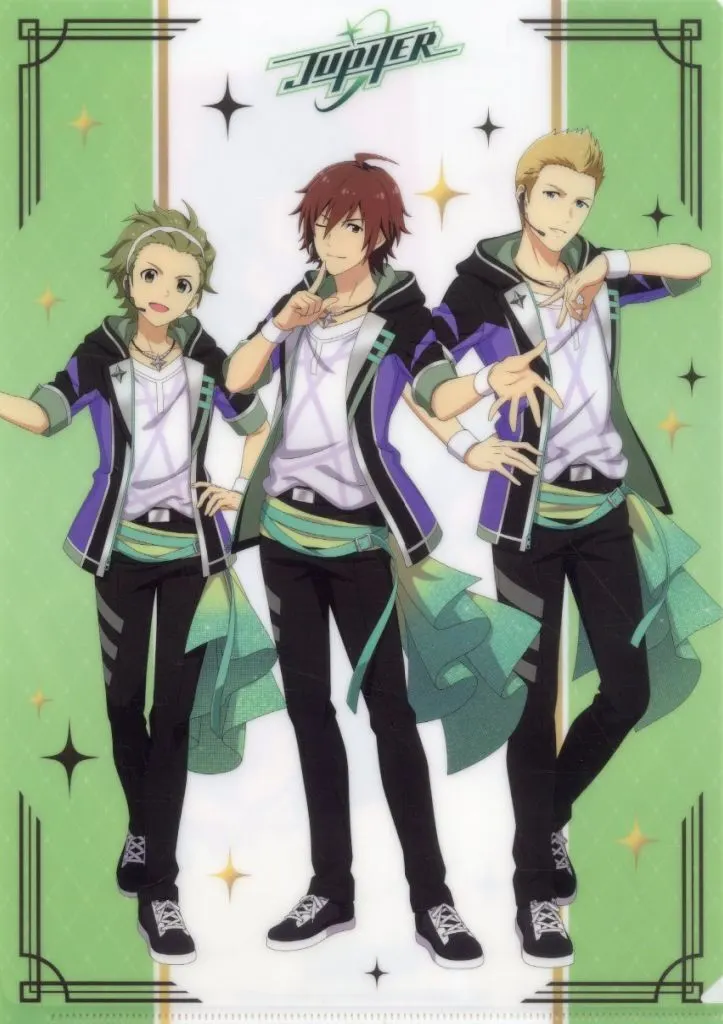 Jupiter(オリジナルイラスト) A4クリアファイル 「くじメイト アイドルマスター SideM 第2弾」 D-7賞