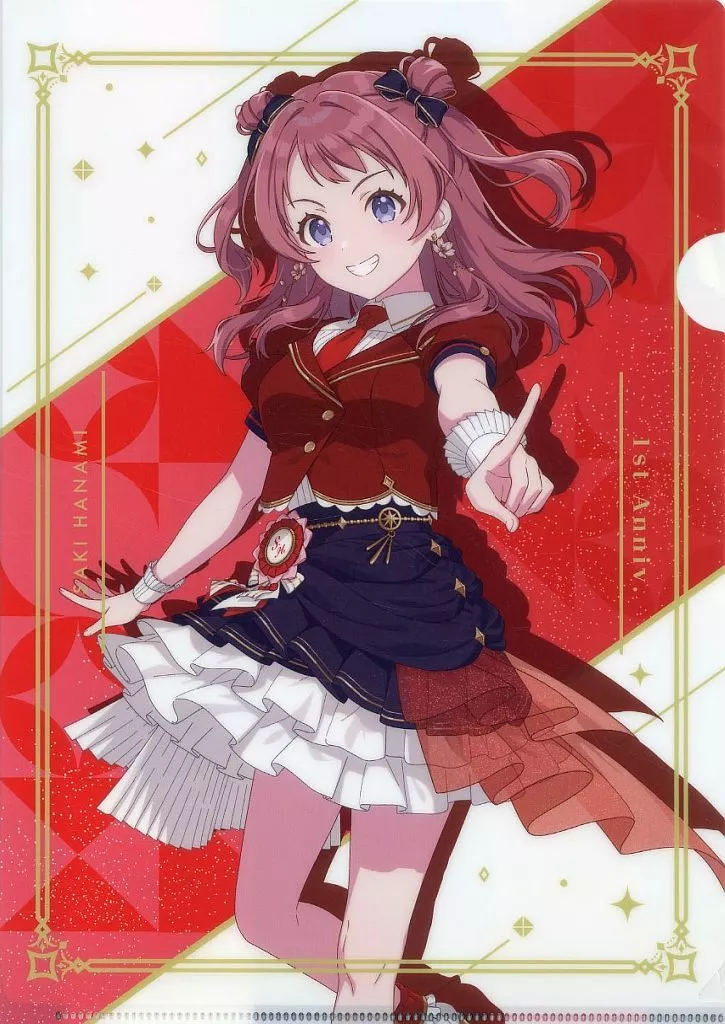 花海咲季 The 1st Milestone ver. A4クリアファイル 「学園アイドルマスター Anniversary Celebration -The 1st Milestone-」