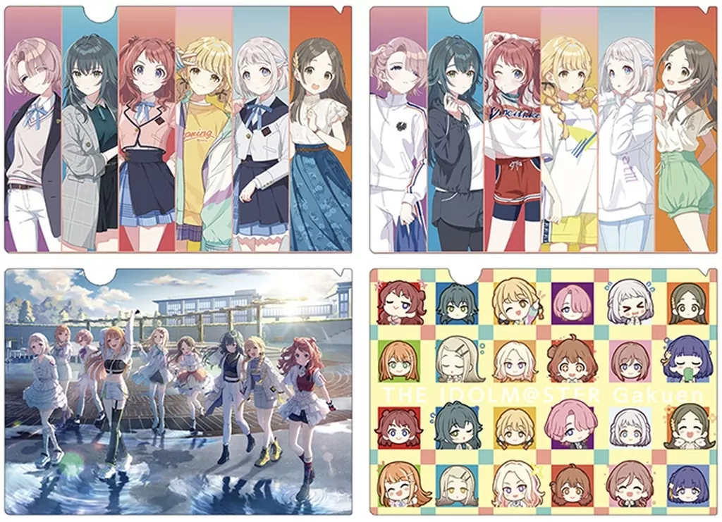 集合 A4クリアファイル4種セット 「学園アイドルマスター」