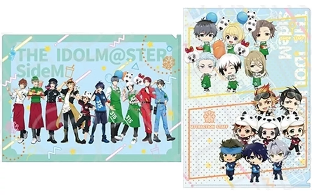 [新品] 集合 A4クリアファイルセット 遊園地 ver. 「アイドルマスター SideM」