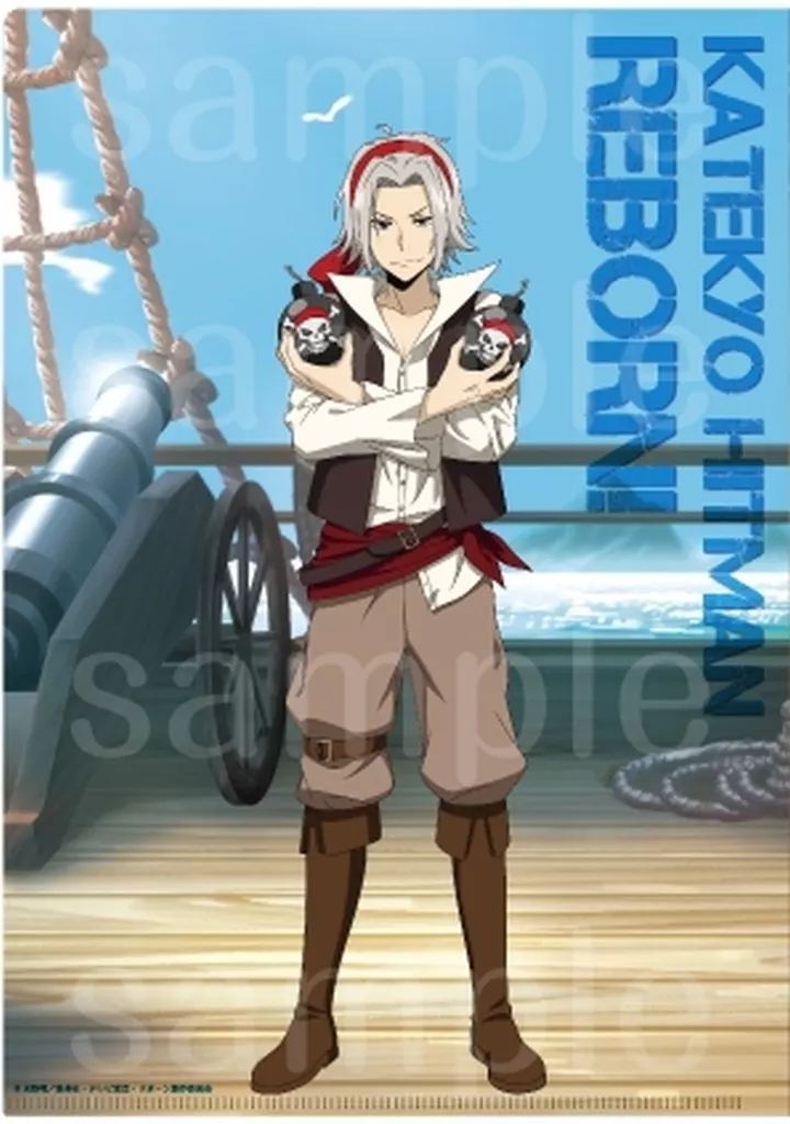 家庭教師ヒットマンREBORN!　獄寺隼人　G JF限定クリアファイル 家庭教師ヒットマンREBORN 獄寺隼人 クリアファイル - メルカリ