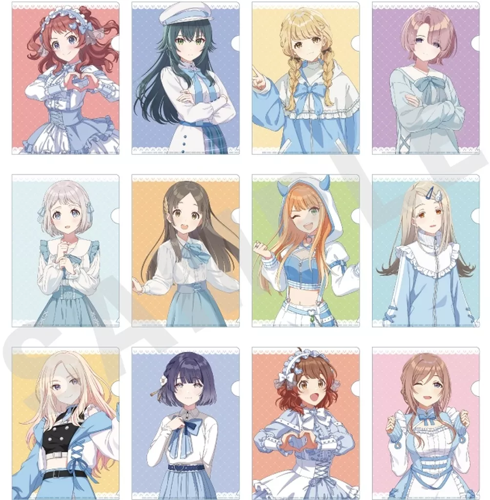 全12種セット 「学園アイドルマスター トレーディングA5クリアファイル」