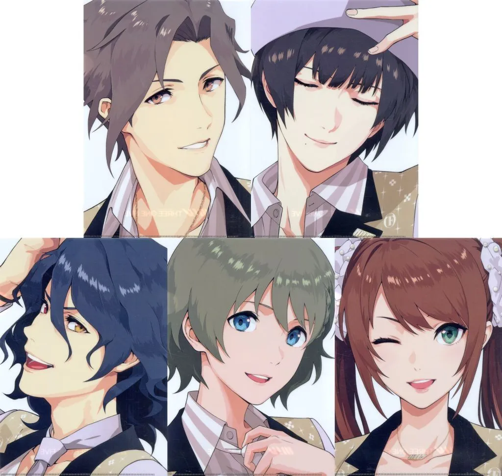 Cafe Parade A4クリアファイルセット -White- 「アイドルマスター SideM×FiFS イラスト展 スリー・ワン・ファイヴ VOL.5」