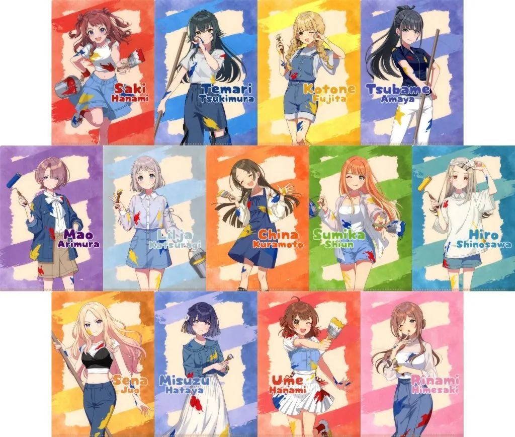 全13種セット A5オリジナルクリアファイル 「学園アイドルマスター×アトレ秋葉原」 イベントスペース対象商品購入特典