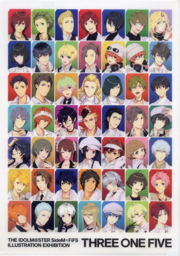 キービジュアル A4クリアファイル -Limited White- 「アイドルマスター SideM×FiFS イラスト展 スリー・ワン・ファイヴ：EXTRA」 グッズ付きチケット特典