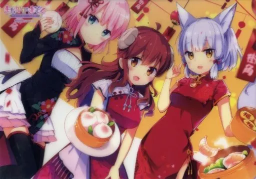 デスクマット　伊藤いづもイラスト 描き下ろしB4デスクマット 「コミックス まちカドまぞく 4 メロンブックス限定版」 購入特典
