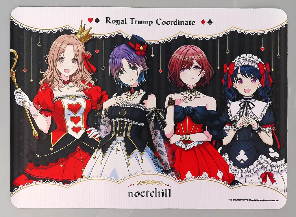 ノクチル デスクマット 「アイドルマスター シャイニーカラーズ ビックカメラグループグッズフェア ロイヤルトランプコーディネート」