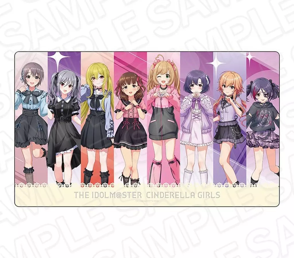 集合 ラバーデスクマット サブカルファッション ver. 「アイドルマスター シンデレラガールズ スターライトステージ～ST＠iRs to 10th Anniversary～ SHOP in有楽町マルイ」