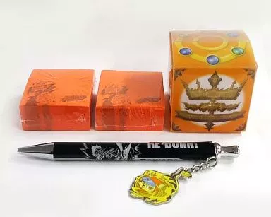 家庭教師ヒットマンREBORN! 大空のボンゴレ匣メモ＆超ツナボールペン 駿河屋 -<中古>大空のボンゴレ匣メモ＆超ツナボールペンwithナッツ