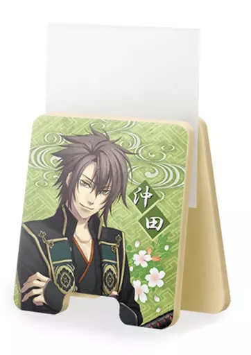 薄桜鬼 真改 木製スマホスタンド 沖田総司 薄桜鬼 真改 月影ノ抄」「薄桜鬼 真改 銀星ノ抄」 木製スマホスタンド