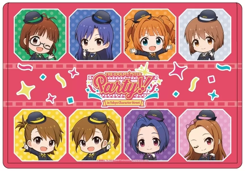 アイドルマスター(ミニキャライラスト) キャラクリアケース 「アイドルマスター PARTY!! in Tokyo Character Street」
