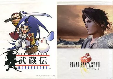 武蔵伝、ファイナルファンタジー8クリアファイル 駿河屋 -<中古>武蔵伝/FINAL FANTASY VIII クリアファイル2枚セット
