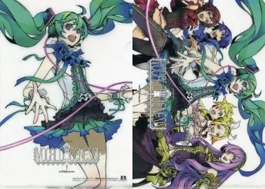 初音ミク/集合(イラスト：三輪士郎) A4 「CD EXIT TUNES PRESENTS Vocalogenesis feat.初音ミク」 同封ハガキ応募者全員プレゼント