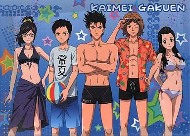 ❤️水着　下敷き　ヒロインセット　スケットダンス Amazon.co.jp: 「スケットダンス 」ヒロイン集合水着 下敷き 篠原健太