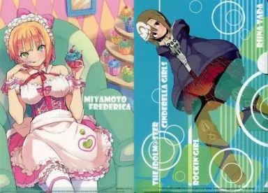李衣菜＆フレデリカ クリアファイル「アイドルマスター シンデレラガールズ ロッキングガールズ」月刊ビッグガンガン2013年Vol.4特別付録