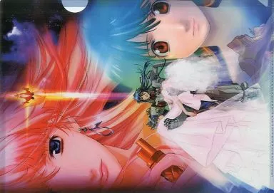 マクロスF 早乙女アルト＆シェリル・ノーム 硬質 封筒型　Ａ−４クリアファイル マクロスF 早乙女アルト＆シェリル・ノーム 硬質 封筒型 A−4クリア