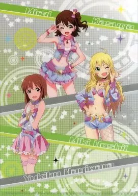 春日未来＆星井美希＆萩原雪歩 A4クリアファイル 「アイドルマスター ミリオンライブ!」 ローソン限定