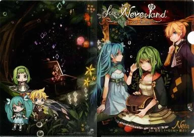 初音ミク＆鏡音レン＆GUMI A4 「CD from Neverland ～Best of Nem～」 応募者全員プレゼント品