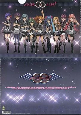 AKB0048 クリアファイル 駿河屋 -<中古>集合(横並び) A4クリアファイル 「AKB0048」（クリア