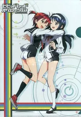 ビビッドレッドオペレーション クリアファイル 一色あかね　 二葉あおい 駿河屋 -<中古>一色あかね＆二葉あおい A4クリアファイル 「ビビッド