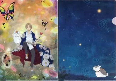 夏目友人帳～集い音楽の章～クリアファイルセット 駿河屋 -<中古>夏目友人帳～集い音劇の章～ A4クリアファイル2枚