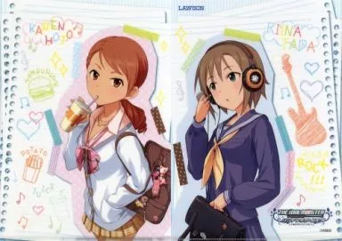 北条加蓮/多田李衣菜 A4クリアファイル 「アイドルマスター シンデレラガールズ」 C84 ローソン国際展示場駅前店限定