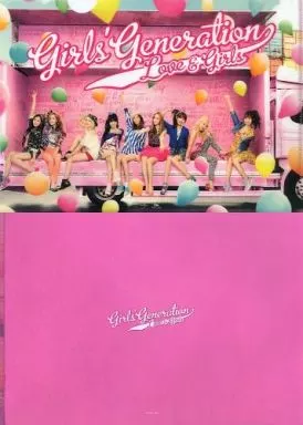 駿河屋 -<中古>少女時代 A4クリアファイル 「CD LOVE＆GIRLS」 セブン