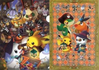 クリアファイル　ポケモンミュージアムパーティー(イラスト柄) A4クリアファイル 「ポケットモンスター」 ポケモンセンター限定