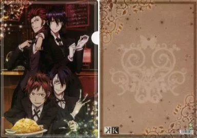 伏見猿比古＆八田美咲＆宗像礼司＆周防尊 A4 「K」