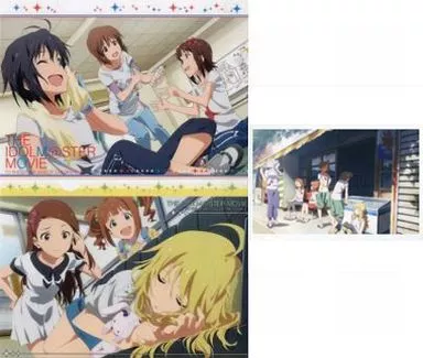集合(私服) A4クリアファイル＆ポストカード 「一番くじ アイドルマスター MOVIE 輝きの向こう側へ!」 G賞