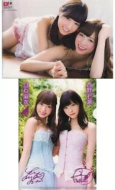 駿河屋 -<中古>白石麻衣＆西野七瀬(乃木坂46) B5クリアファイル EX大衆