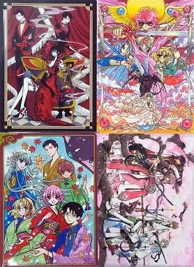 クリアファイル　集合 A4クリアファイルセットB(4枚組) 「CLAMP原画展 in 京まふ2014」 京都国際マンガ・アニメフェア2014グッズ