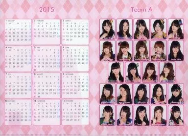 チームA(AKB48) ポケット付きA5クリアファイル