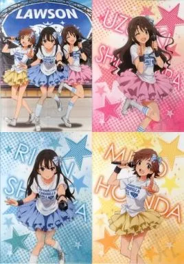 集合 Wポケットクリアファイルセット(4枚組) 「アイドルマスター シンデレラガールズ×ローソン」