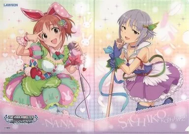 輿水幸子＆安部菜々 A4クリアファイル 「アイドルマスター シンデレラガールズ」 C84 ローソン国際展示場駅前店限定