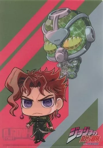 J-WORLD 限定 ジョジョの奇妙な冒険 花京院典明 クリアファイル 駿河屋 -<中古>花京院典明＆ハイエロファントグリーン A4クリア