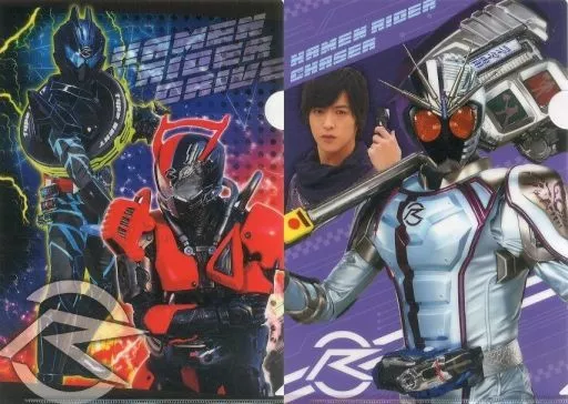 ドライブ＆マッハ/チェイサー A4セット(2枚組) 「劇場版 仮面ライダードライブ サプライズ・フューチャー」 劇場グッズ