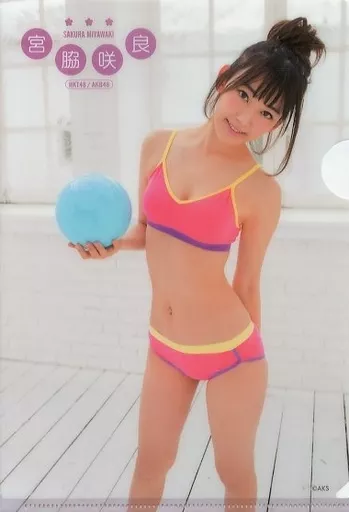 駿河屋 -<中古>宮脇咲良(HKT48/AKB48) B5クリアファイル Cバージョン