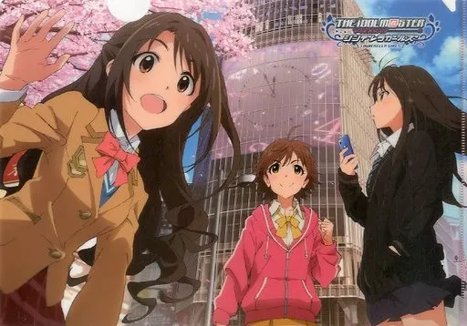 new generations(背景桜) A4クリアファイル 「ロッテリア×Newtype×アイドルマスター シンデレラガールズ 抽選くじ」 E賞