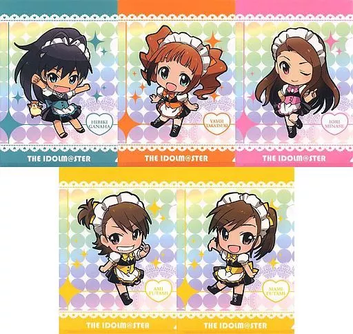 B.伊織＆やよい＆真美＆亜美＆響 A4クリアファイルセット(5枚組) 「Cafe ＆ Bar キャラクロ feat. アイドルマスター」