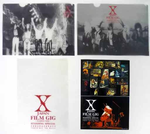 X JAPAN FILM GIG 記念ピックセット 駿河屋 -<中古>X JAPAN クリアファイル＆ステッカーセット 「X JAPAN