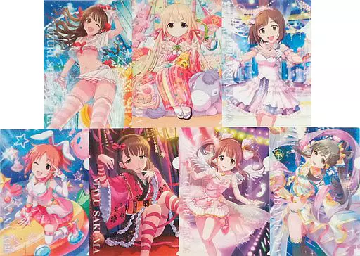 Cute 公式クリアファイル7枚セット 「THE IDOLM＠STER CINDERELLA GIRLS 2ndLIVE PARTY M＠GIC!!」
