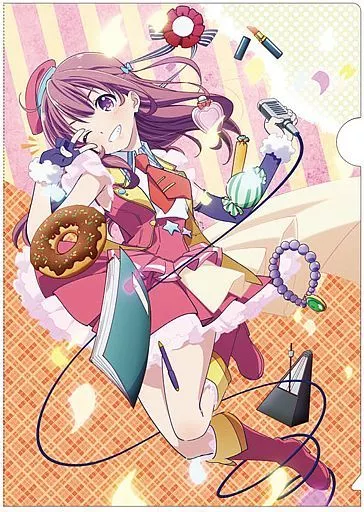 非売品ガーリッシュナンバークリアファイルホルダー ゴムバンド付きクリアファイル5P＋F（リトルミイ）S2176610