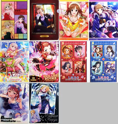 全5種セット クリアファイルセット 「一番くじ アイドルマスターシンデレラガールズ ～CINDERELLA GIRLS Spring～」 C賞