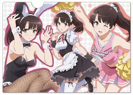 【非売品】みぶなつき 冴えない彼女の育てかた 加藤恵 A4クリアファイル 冴えない彼女の育てかた Fine DVD 完全生産限定版