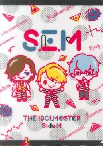 S.E.M(ユニット別ver.) A4クリアファイル Design produced by Sanrio 「アイドルマスター SideM」